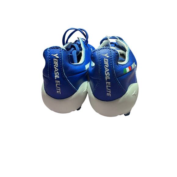Diadora Brasil Elite2 Tech Italia LPX FG Soccer Cleats Royal Blue Made in Italy main image 8